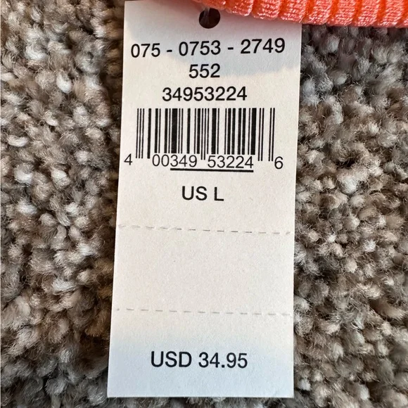 NWT Aerie Coral Ribbed Scoop Swim Top Size Large - Picture 6 of 7